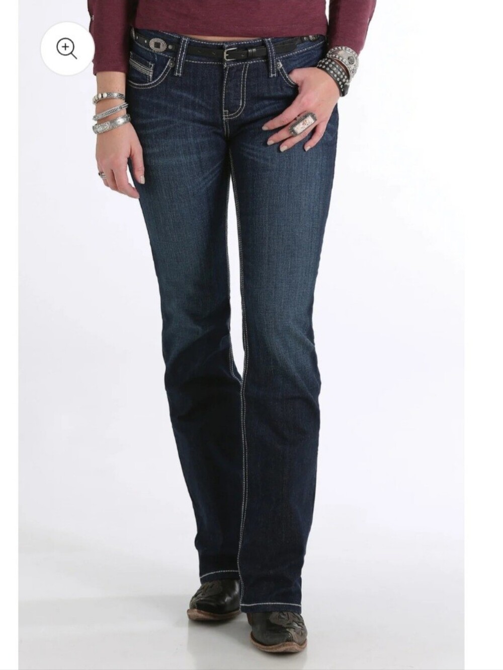 Cruel Denim Abby Blue Denim Jeans - Classic Bootcut Women's 26 Western Low Rise